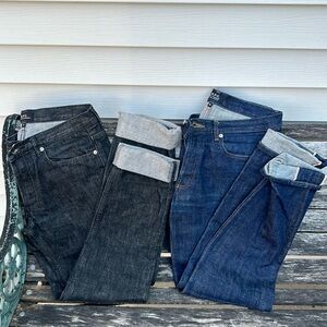 APC selvedge Jean. Dark only availabe